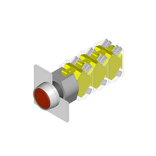 Выключатель сенсорный кнопочный 704.013.7IP67алюминийбез подсветки