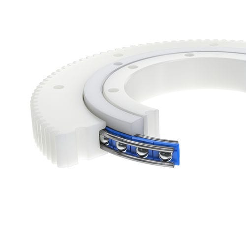 Поворотное кольцо с внешним зубом серия LVLшаровойчетырехточечный контактоднорядный