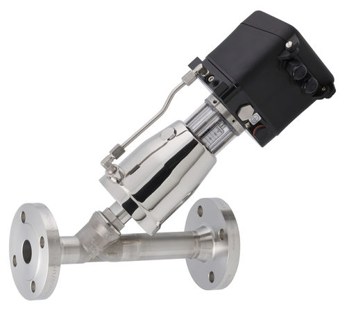 Клапан пневмоуправляемый 7036регулировочныйфланецугловое седло