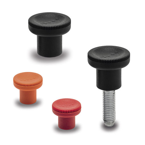 Ручка с накаткой EKK.круглый технополимер