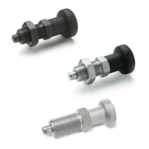 Стопорный плунжер из нержавеющей стали, технополимер GN 617.