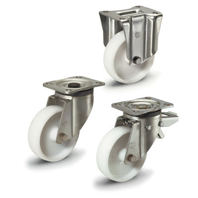 Фиксированный ролик RE.F8-HОпора с моноблоком тормоза