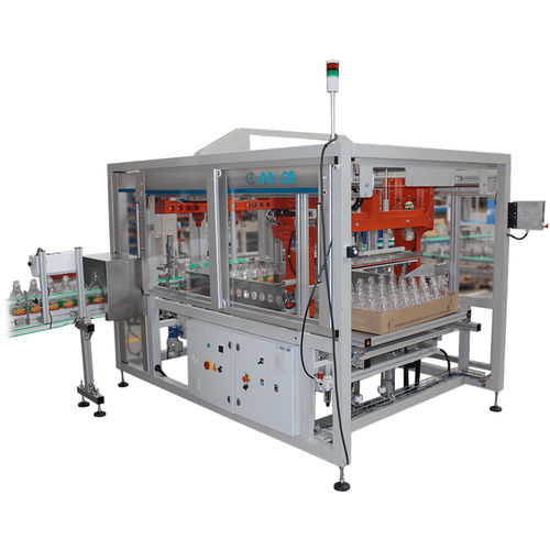 Автоматический упаковщик лотков ECAдля бутылок, выдувного формования, для розливной промышленности