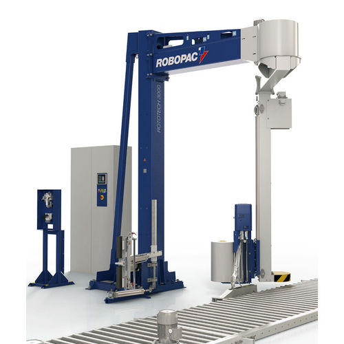 Обмотчик стретч-пленкой с поворотным рычагом ROTOTECH 3000, полностью автоматический стрейч-пленкой для поддонов