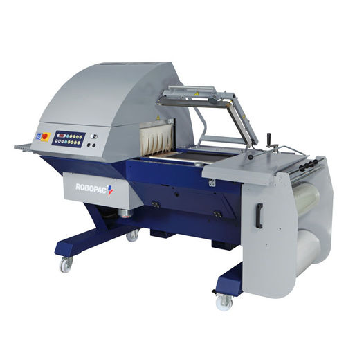 Полуавтоматическая машина для упаковки в термоусадочную пленку PACK 5040 Aс термоусадочным туннелемсо сварочной планкой