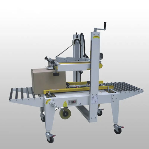 Запечатщик картонных коробок двухклапанный клейкая лента ГПА-50полуавтоматический