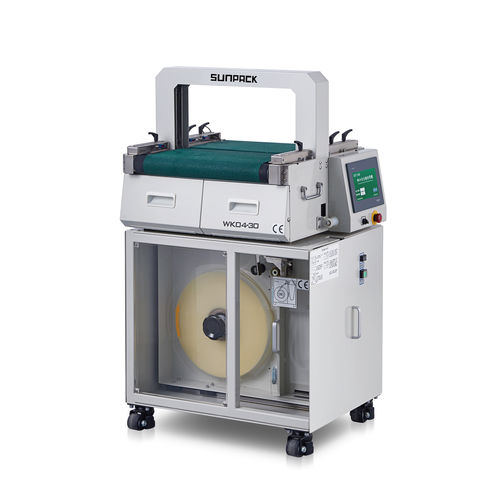 Автоматическая обвязочная машина WK04-30ABSмобильнаялинейнаяс ленточным конвейером