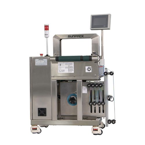 Автоматическая обвязочная машина WK04CA-MPSSpaperOPP, поточная пленка