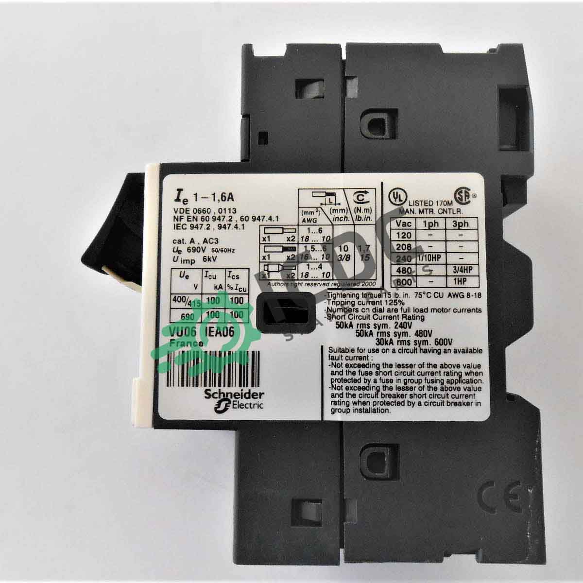 SCHNEIDER ELECTRIC - GV2M06 - Выключатель — изображение 2