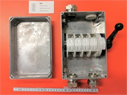 Переключатель, переключение сеть/выключение/генератор, 100 А