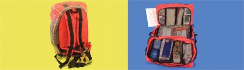 НАБОР ПЕРВОЙ ПОМОЩИ, сумка + материал