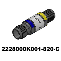 2228000K001-820-C — ВЧ-коаксиальные адаптеры Delta с цветовой кодировкой