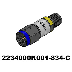 2234000K001-834-C — ВЧ-коаксиальные адаптеры Delta с цветовой кодировкой