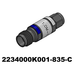 2234000K001-835-C — ВЧ-коаксиальные адаптеры Delta с цветовой кодировкой