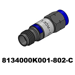 8134000K001-802-C — ВЧ-коаксиальные адаптеры Delta с цветовой кодировкой