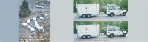 Завершено отделение базовой медицинской помощи ERU, Норвежский Красный Крест