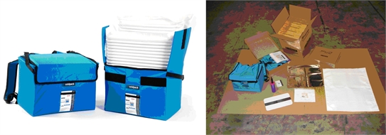 Холодный бокс, рюкзак, носитель для вакцин объемом 3 л.