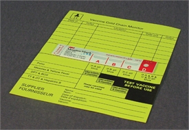 Карта управления, монитор холодовой цепи, (английский)