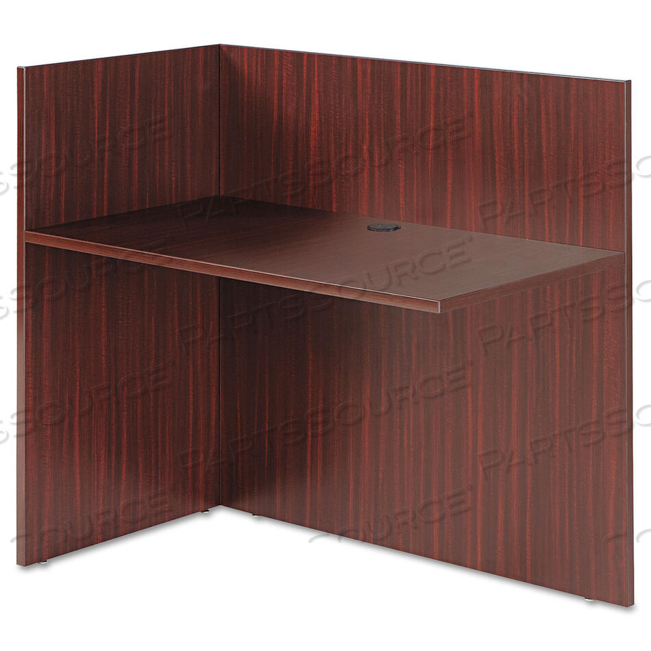 OEM#: ALEVA324424MYALERA VALENCIA REVERSIBLE RECEPTION RETURN, 44.13W X 23.63D X 41.5H, MAHOGANY by Alera