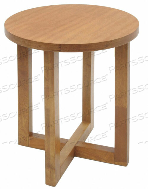 END TABLE ROUND 21 DIA.X23 H MEDIUM OAK