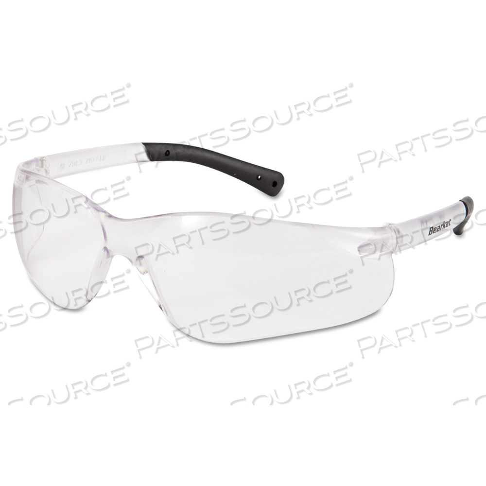 OEM#: BK110AFBEARKAT SAFETY GLASSES, FROST FRAME, CLEAR LENS by MCR Safety