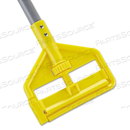 OEM#: FGH145000000INVADER FIBERGLASS SIDE-GATE WET-MOP HANDLE, 1 DIA X 54, GRAY/YELLOW by Rubbermaid Medical Division