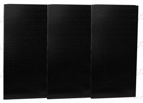 OEM#: 35-P-3248BKINDUSTRIAL METAL PEGBOARD, BLACK, 48 X 32 X 3/4 by Wall Control Pegboard