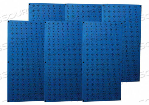 OEM#: 35-P-3296BUINDUSTRIAL METAL PEGBOARD, BLUE, 96 X 32 X 3/4 by Wall Control Pegboard