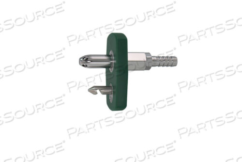 OEM#: CM-124-17QUICK CONNECT ADAPTER, MALE X 1/4 IN HOSE BARB, GREEN, OXYGEN by Bay Corporation