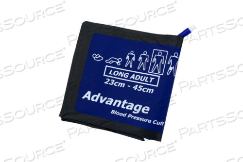OEM#: CU-US2345FLREUSABLE NON INVASIVE BLOOD PRESSURE CUFF, NYLON, TPU, GRAY HOSE, ADULT PATIENT, 23 TO 45 CM CUFF, FEMALE LUER, 1-TUBE, LARGE, LONG by Advantage Medical Cables, Inc (AMC a LifeSync Company)