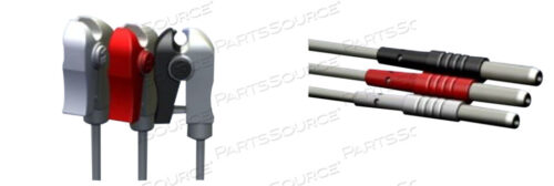 Replaces Advantage Medical Cables, Inc (AMC a LifeSync Company) LW-3090029/3ALEAD WIRE, 3 LEADS, ADULT, DIN, MEETS AAMI