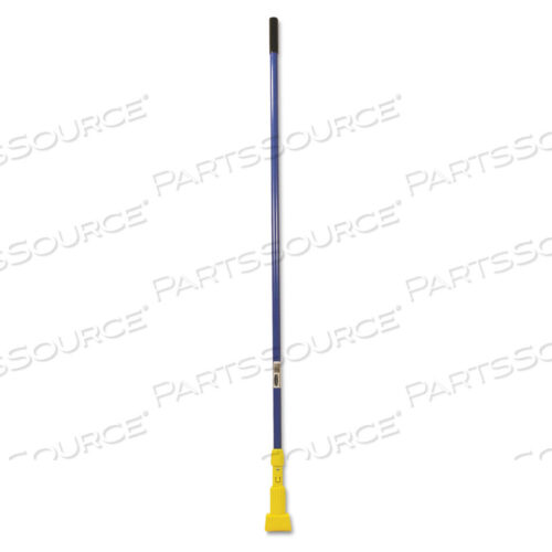 OEM#: FGH24600BL00GRIPPER FIBERGLASS MOP HANDLE, 1 DIA X 60, BLUE/YELLOW by Rubbermaid Medical Division