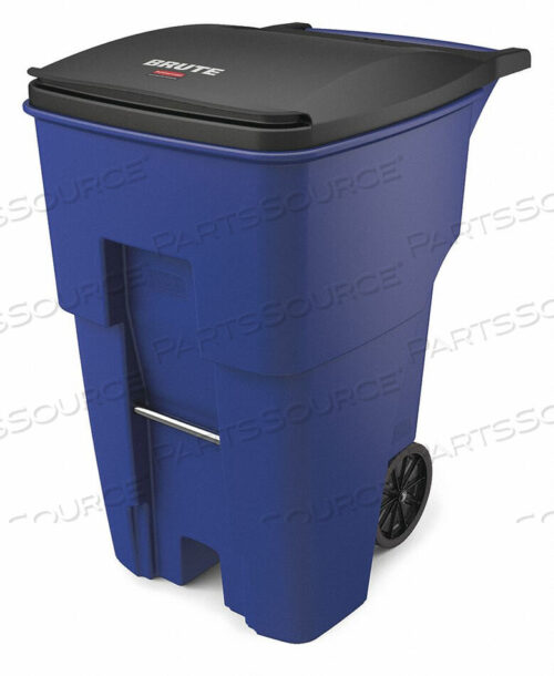 OEM#: FG9W2273BLUEBRUTE 95 GALLON ROLLOUT CONTAINER by Rubbermaid Medical Division