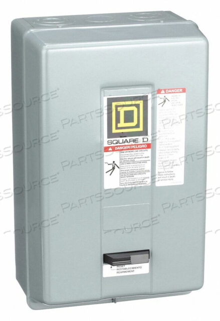 OEM#: 8536SDG1V02SH5155 MAGNETIC MOTOR STARTER NEMA 120V 3P 45A by Square D