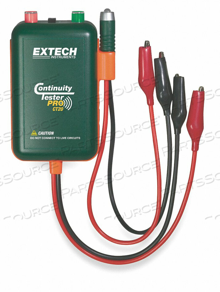 OEM#: CT20CONTINUITY TESTER 9V 9 IN TEST LEADS by Extech Instruments