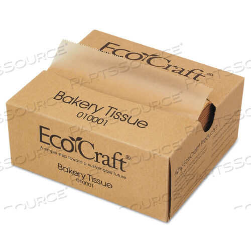 OEM#: BGC 010001ECOCRAFT INTERFOLDED DRY WAX DELI SHEETS, 6 X 10.75, NATURAL, 1,000/BOX, 10 BOXES/CARTON by Bagcraft