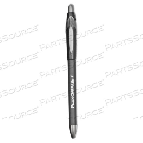 OEM#: 85582FLEXGRIP ELITE BALLPOINT PEN, RETRACTABLE, FINE 0.8 MM, BLACK INK, BLACK BARREL, DOZEN by Paper Mate