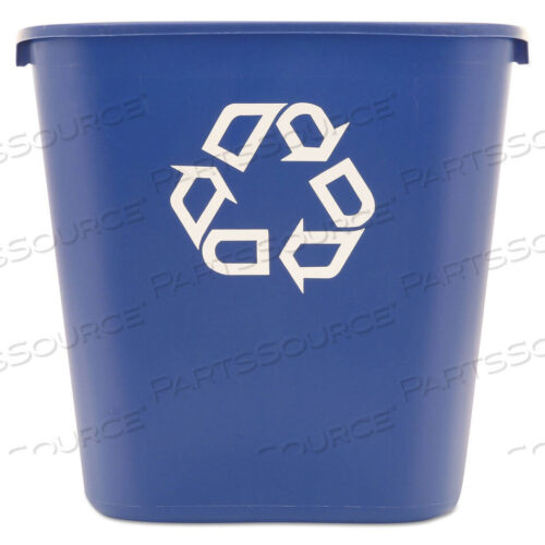 OEM#: FG295673BLUEDESKSIDE RECYCLING CONTAINER, MEDIUM, 28.13 QT, PLASTIC, BLUE by Rubbermaid Medical Division