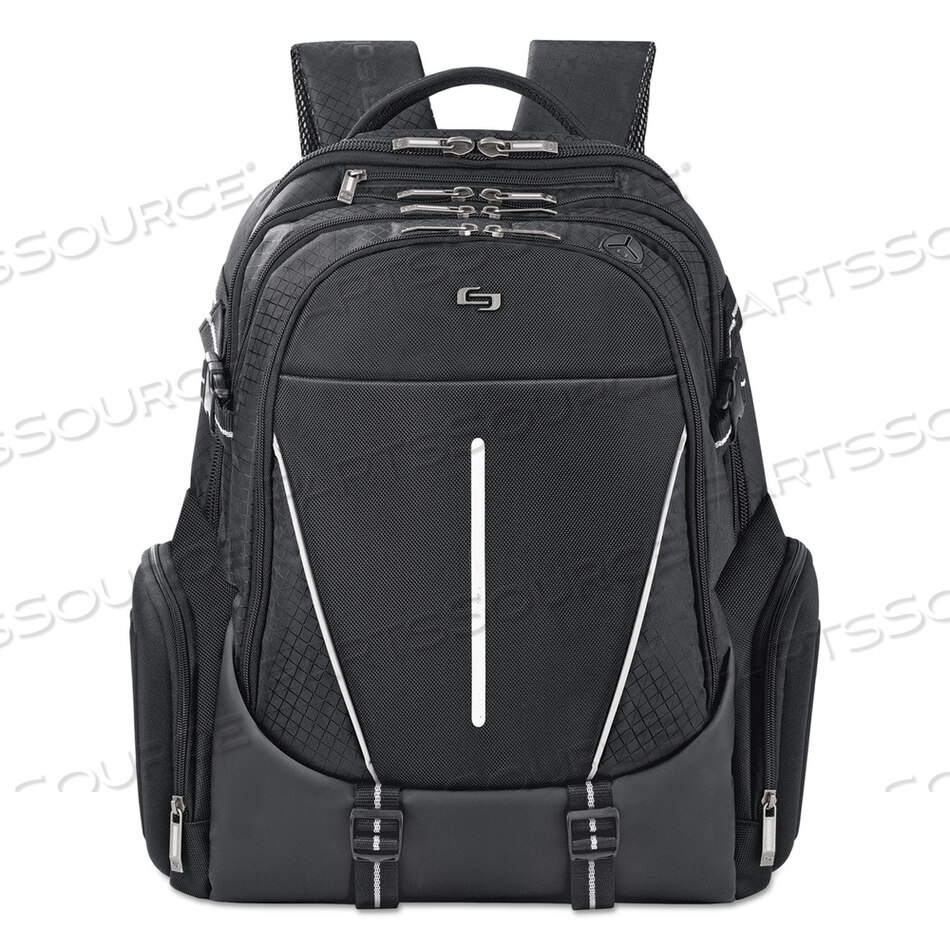OEM#: ACV700-4ACTIVE LAPTOP BACKPACK, FITS DEVICES UP TO 17.3, POLYESTER, 12.5 X 6.5 X 19, BLACK by Solo