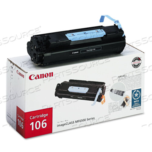 OEM#: 0264B0010264B001 (106) TONER, 5,000 PAGE-YIELD, BLACK by Canon (Consumer Electronics)