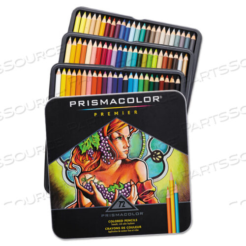 OEM#: 3599TNPREMIER COLORED PENCIL, 0.7 MM, 2H (#4), ASSORTED LEAD/BARREL COLORS, 72/PACK by Prismacolor