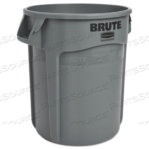 OEM#: FG262000GRAYVENTED ROUND BRUTE CONTAINER, 20 GAL, PLASTIC, GRAY by Rubbermaid Medical Division