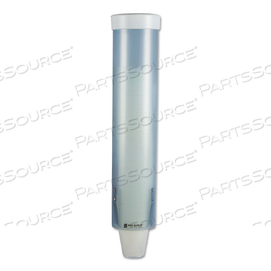 OEM#: C3165FBLADJUSTABLE FROSTED WATER CUP DISPENSER, FOR 4 OZ TO 10 OZ CUPS, BLUE by San Jamar