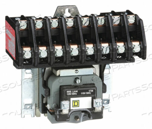 OEM#: 8903LO80V02H5205 LIGHTING CONTACTR 8P 120V OPEN ELECHELD by Square D