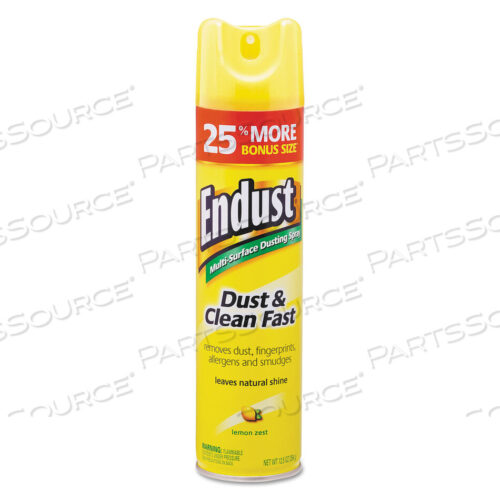 OEM#: CB508171ENDUST MULTI-SURFACE DUSTING AND CLEANING SPRAY, LEMON ZEST, 12.5 OZ AEROSOL SPRAY by Diversey