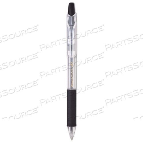 OEM#: BK93AR.S.V.P. RT BALLPOINT PEN, RETRACTABLE, MEDIUM 1 MM, BLACK INK, CLEAR BARREL, DOZEN by Pentel of America