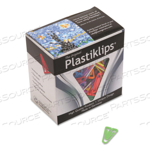 OEM#: LP0200PLASTIKLIPS PAPER CLIPS, SMALL, SMOOTH, ASSORTED COLORS, 1,000/BOX by Baumgartens