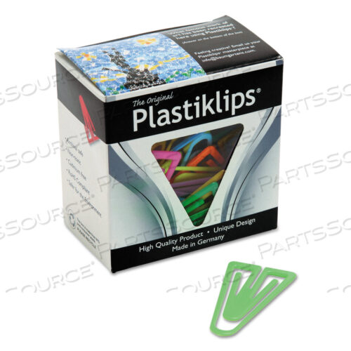 OEM#: LP1700PLASTIKLIPS PAPER CLIPS, EXTRA LARGE, SMOOTH, ASSORTED COLORS, 50/BOX by Baumgartens