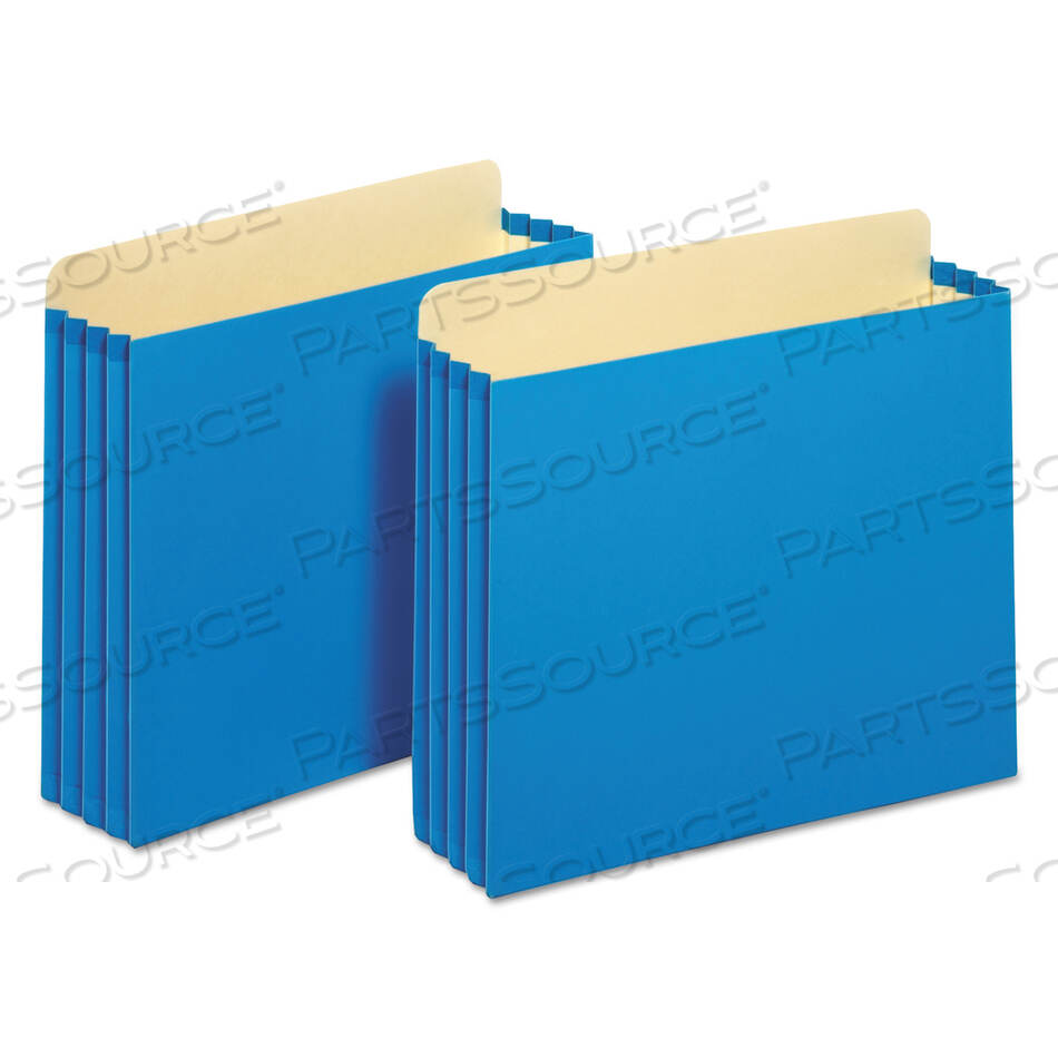OEM#: FC1524P BLUFILE CABINET POCKETS, 3.5 EXPANSION, LETTER SIZE, BLUE, 10/BOX by Esselte Pendaflex Corp.