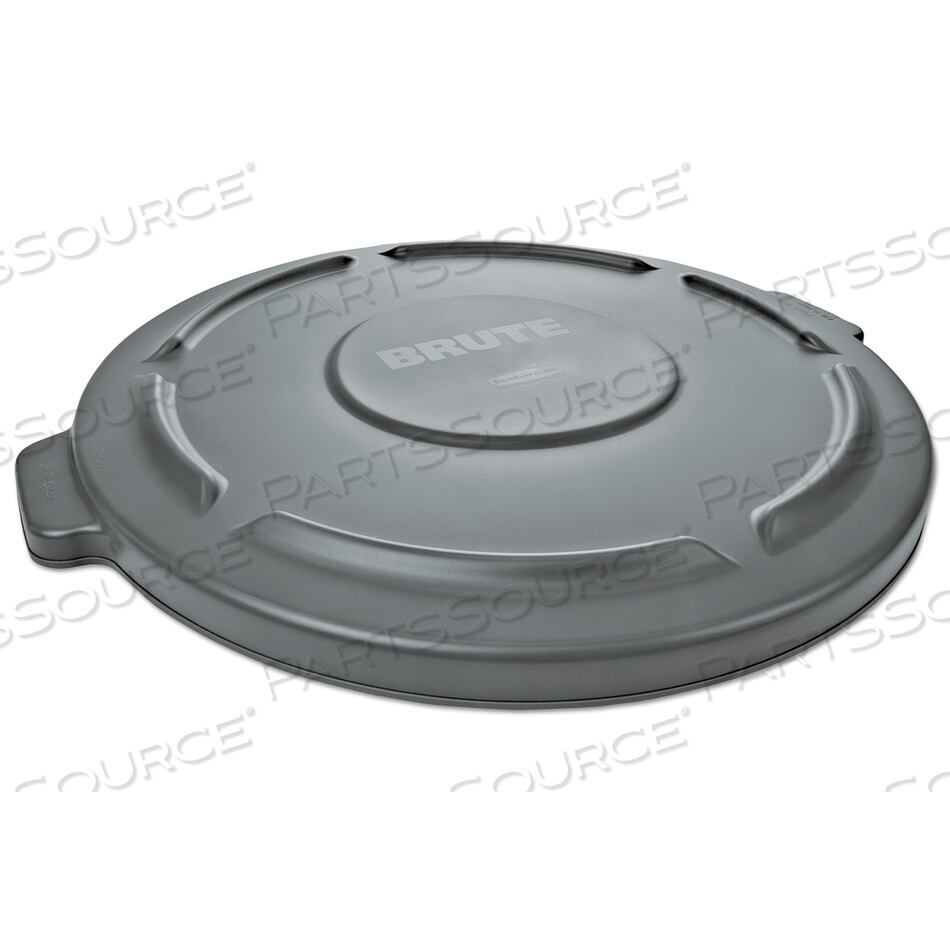 OEM#: FG265400GRAYROUND FLAT TOP LID, FOR 55 GAL ROUND BRUTE CONTAINERS, 26.75 DIAMETER, GRAY by Rubbermaid Medical Division